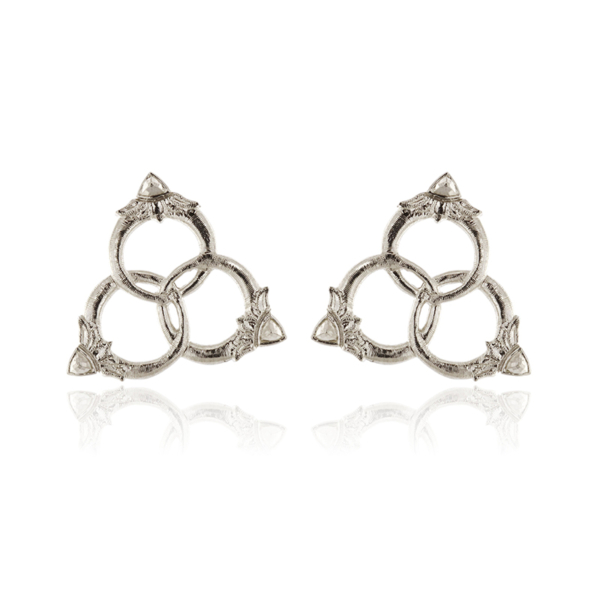 Orecchini Tre Anelli Medicei artigianali per il lusso e l'eleganza