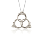 Pendente Tre Anelli Medicei con design simbolico e raffinato.