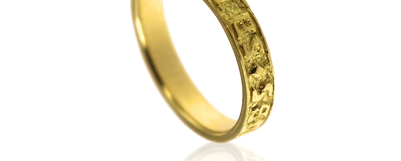 Ubi es semper ero Wedding ring