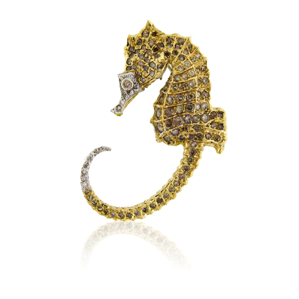 pilla in oro rosa e bianco, un gioiello raffinato dal design bicolore.