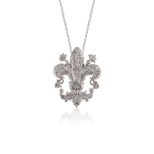 Pendente Giglio Apoteosi con dettagli ispirati alla città di Firenze.