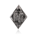 Formella del Matrimonio, espressione di amore e unione.