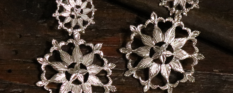 Orecchini artigianali in argento