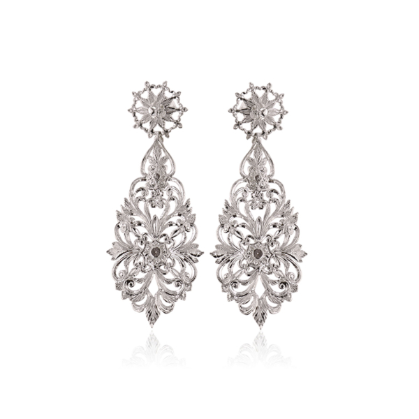 Florentine style drop earrings