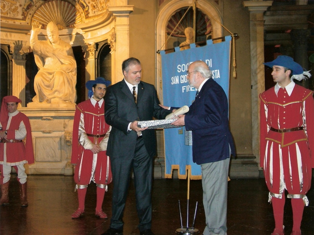 Paolo Penko riceve ilPremio Bel San Giovanni