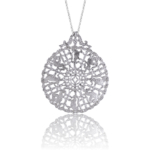 Pendente Danza dei Leoni e dei Grifoni piccolo con design artigianale.