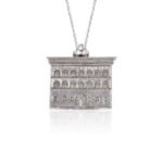 Pendente Facciata di Palazzo Strozzi medio con dettagli architettonici fiorentini.