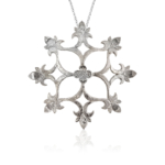 Pendente Tarsia grande dal design raffinato.