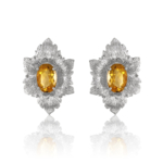 Orecchini Vera con quarzo artigianali per il lusso e l'eleganza