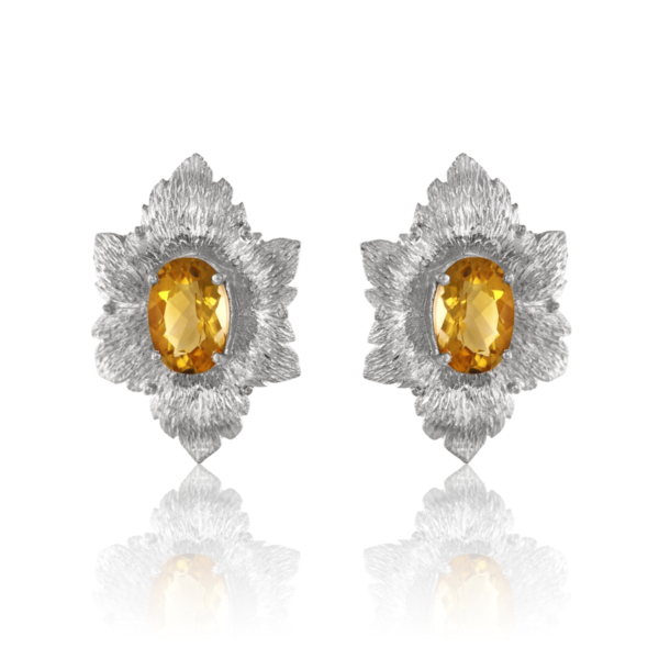 Orecchini Vera con quarzo artigianali per il lusso e l'eleganza